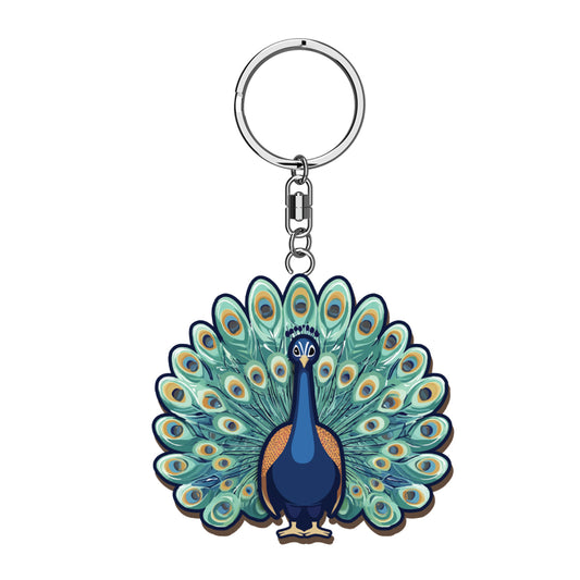 Peacock Keyring