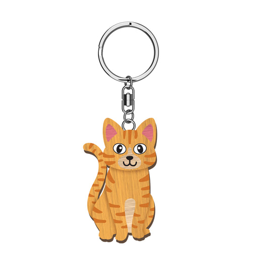 Tabby Keyring