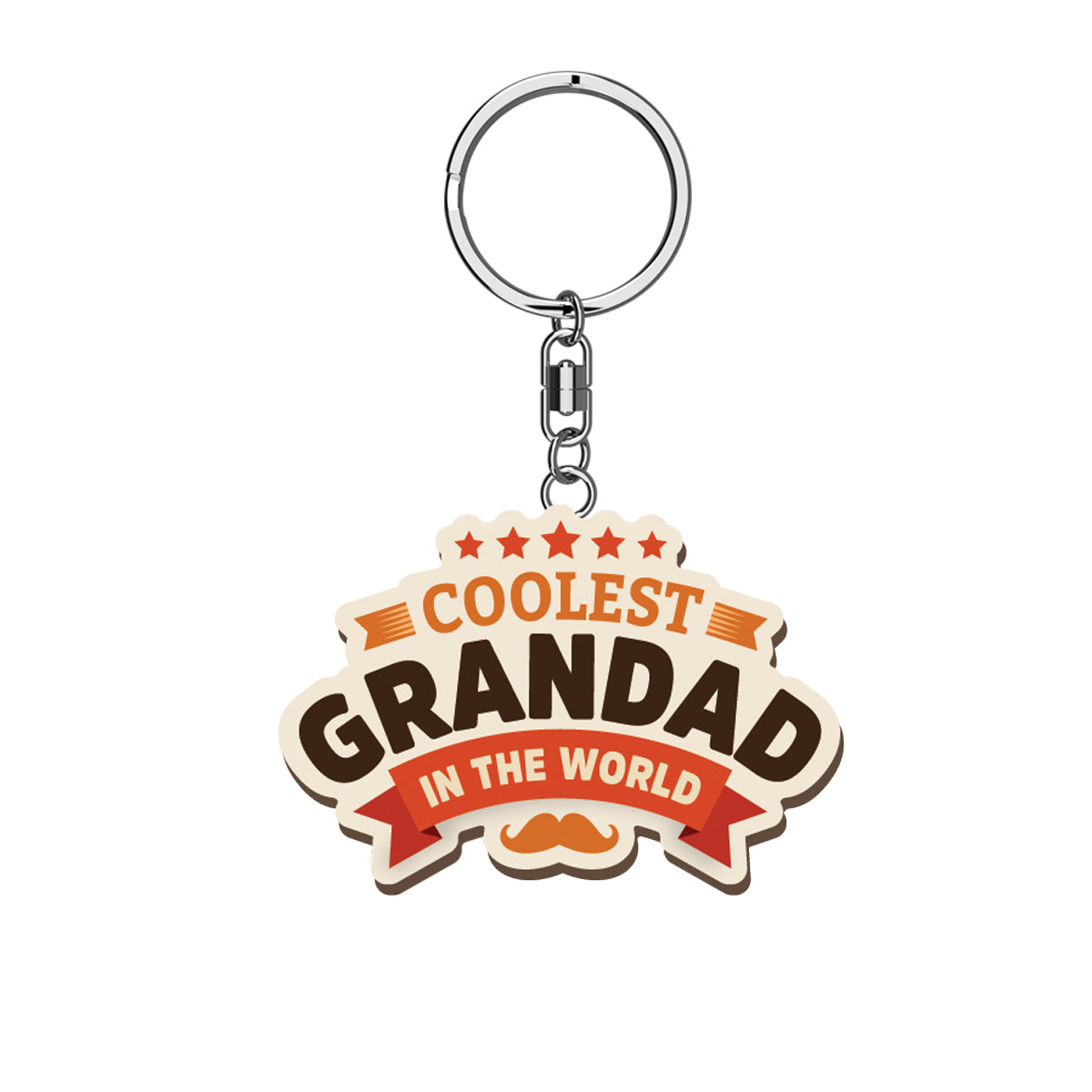 Coolest Grandad Keyring