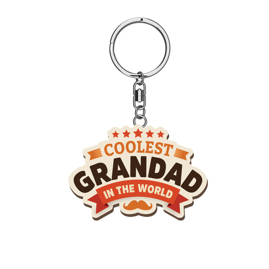 Coolest Grandad Keyring
