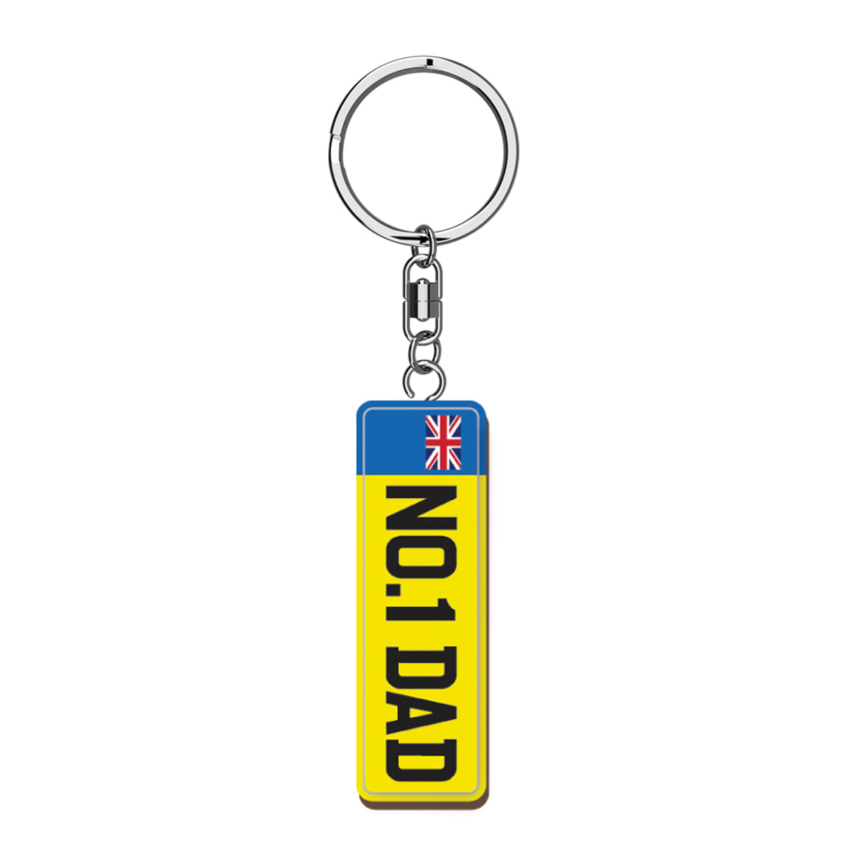 Dad Plate Keyring