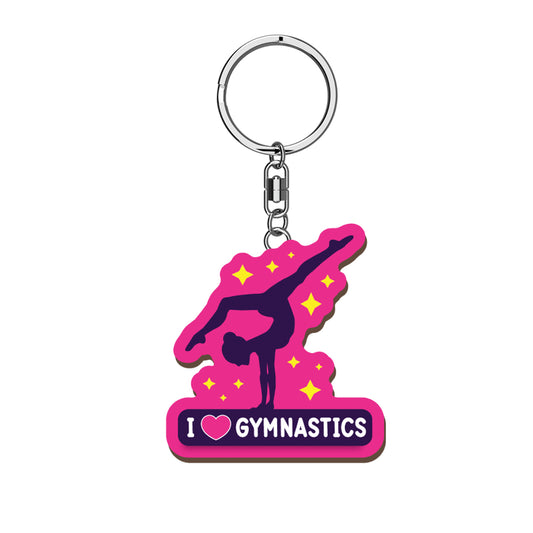 Gymnastics Keyring