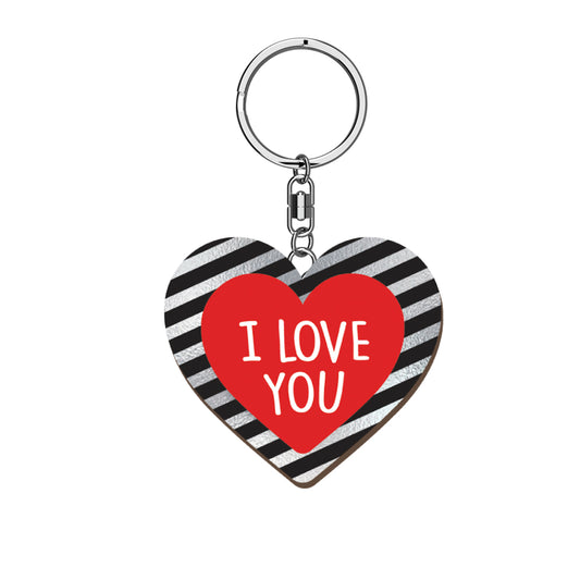 I Love You Keyring