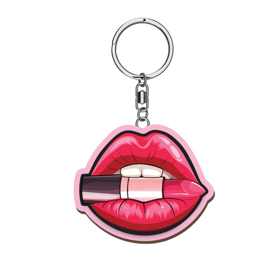 Lipstick Keyring