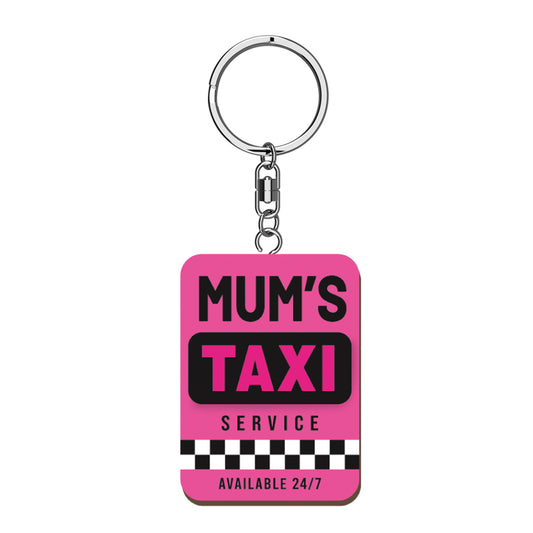 Mum's Taxi Keyring