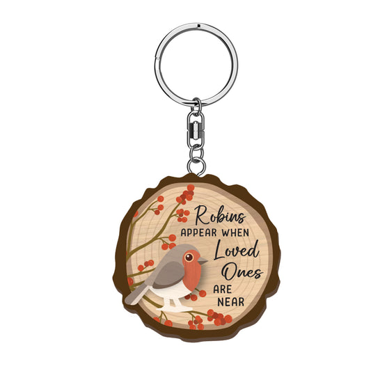 Robins Appear Keyring