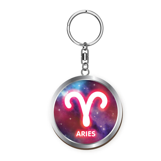 Starsign Aries Keyring
