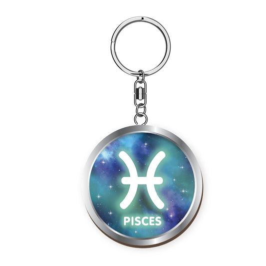 Starsign Pisces Keyring