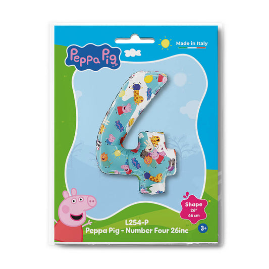 Peppa Pig - Number Four 26inc