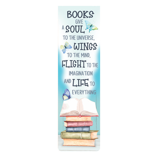 Books Give a Soul Magnetic Bookmark