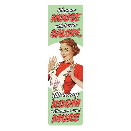 Fill Your House with Books Magnetic Bookmark