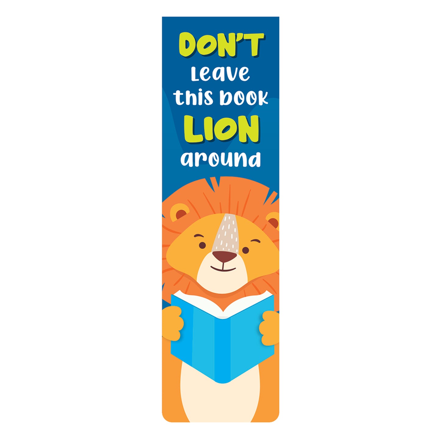 Don't Leave This Book Lion Magnetic Bookmark