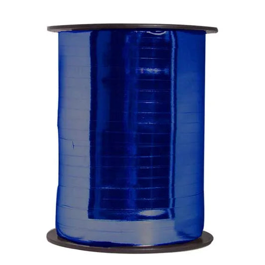 Blue Metallic Curling Ribbon  5mmx250M