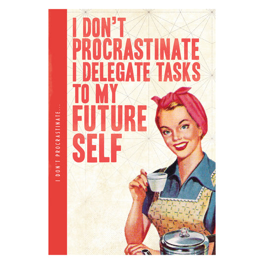 I Don't Procrastinate XL Notepad