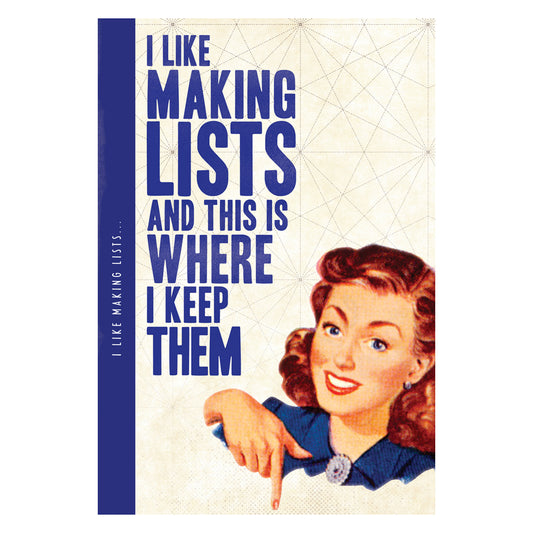 I Like Making Lists XL Notepad