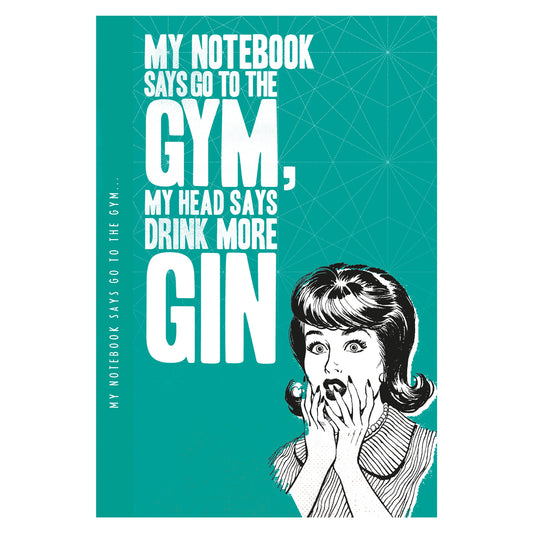 Gym and Gin XL Notepad