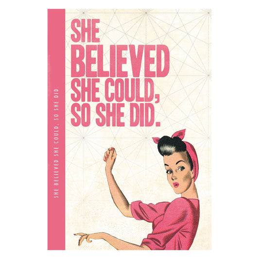 She Believed She Could XL Notepad