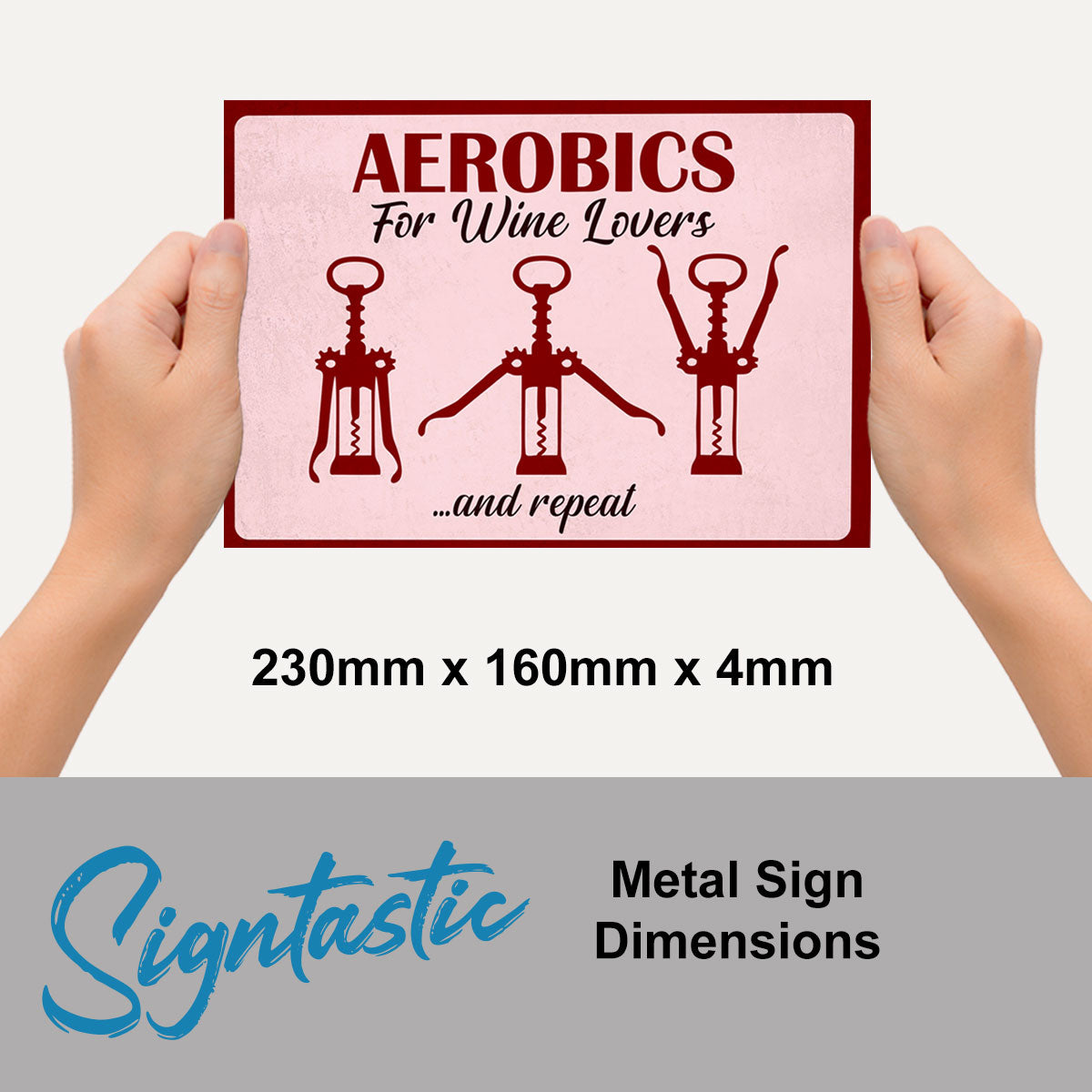 Aerobics for Wine Classic Sign