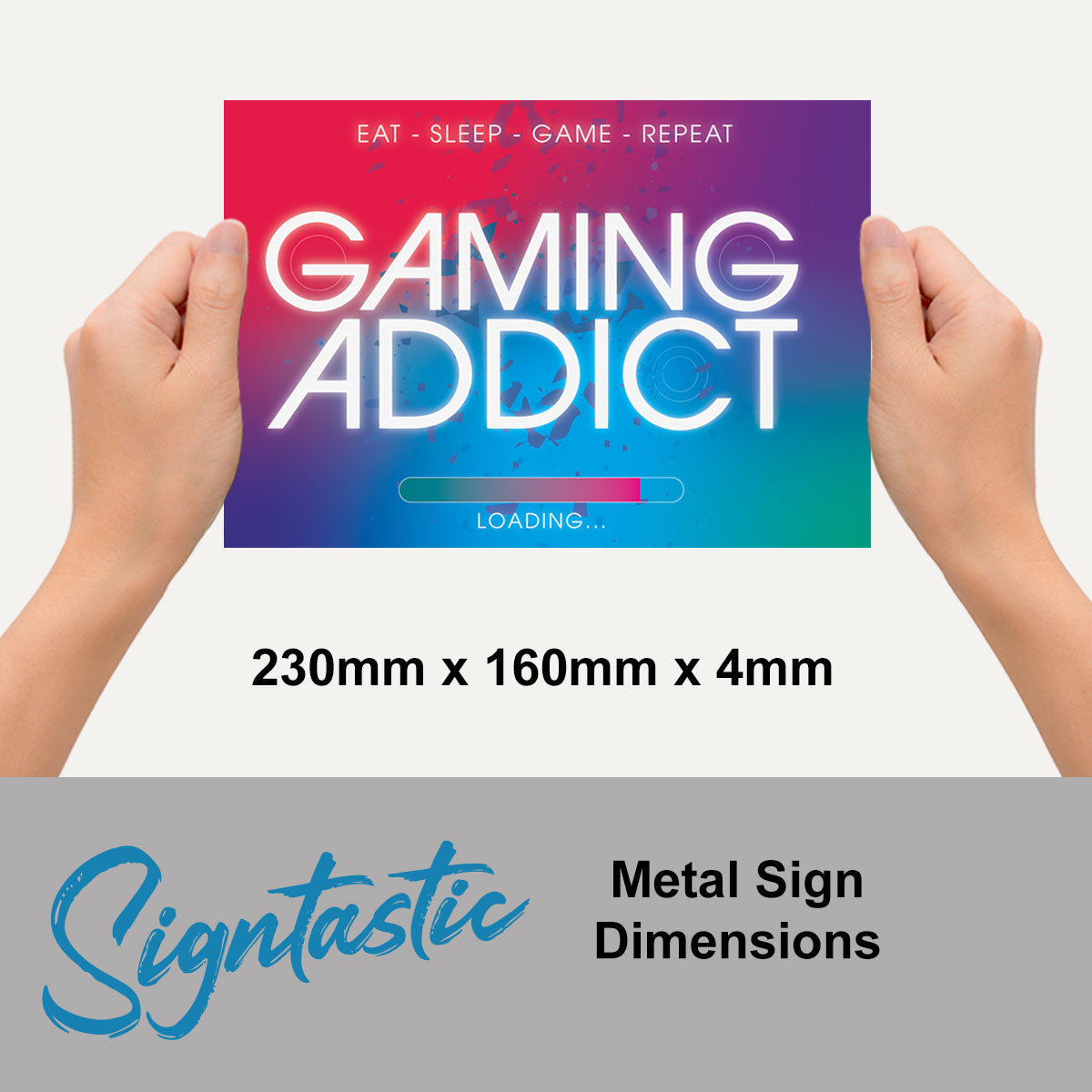 Gaming Addict Classic Sign