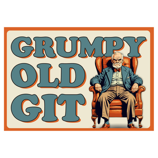 Grumpy Old Git Classic Sign