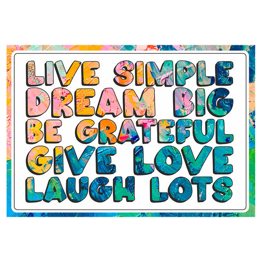 Live Simple Classic Sign