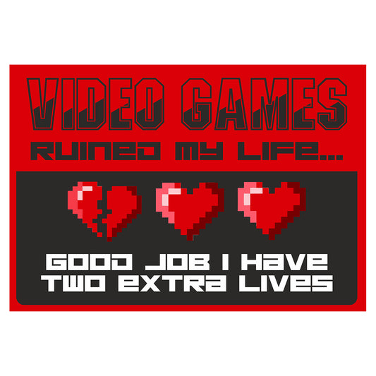 Video Games Classic Sign