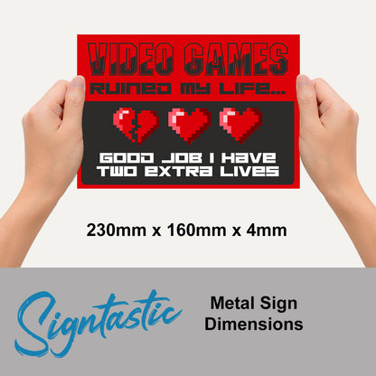Video Games Classic Sign