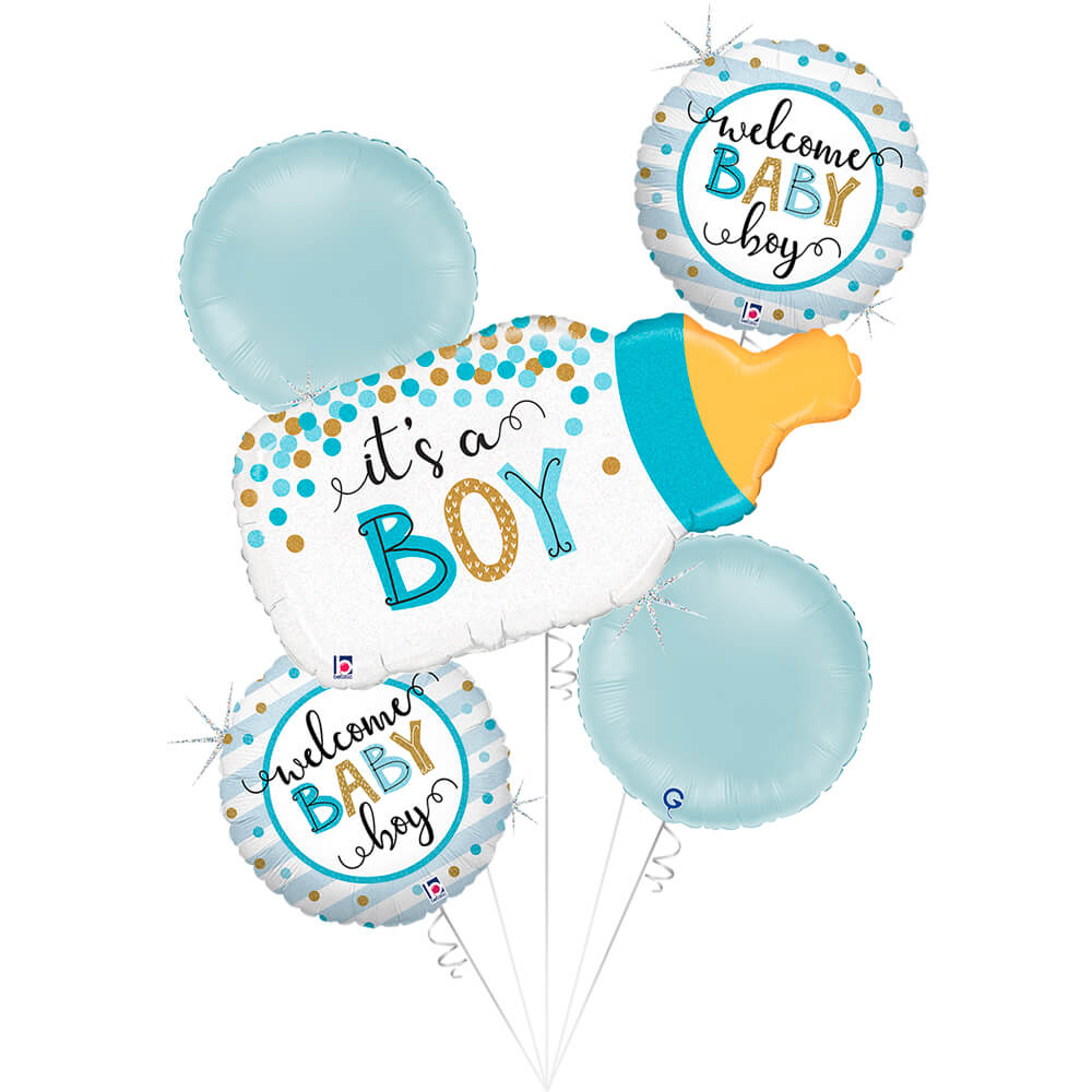 Set Confetti Bottle Boy (W)