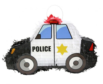 Police Car piñata, size 43 × 26 × 8 cm