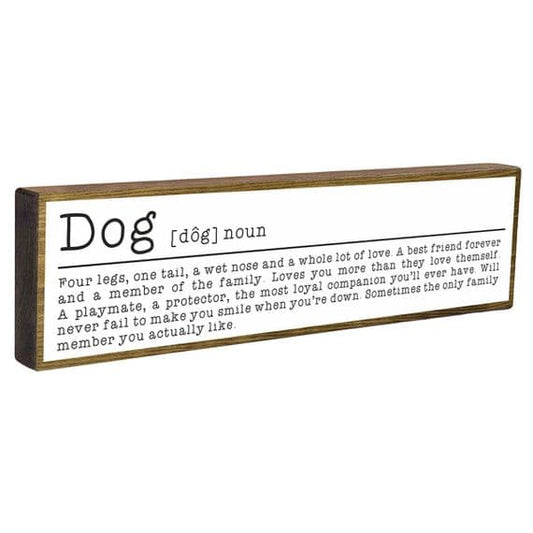 Dog Mini Rustic Sign