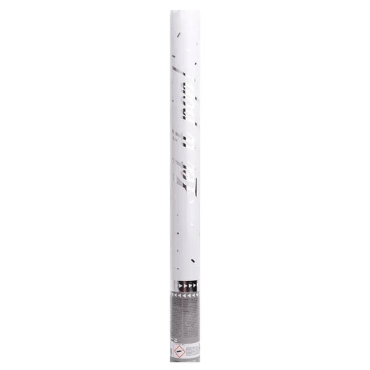 Silver Confetti Cannon 60cm