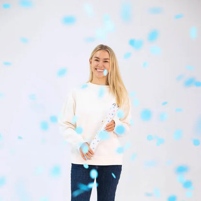 Confetti Cannon Gender Reveal Boy 40cm