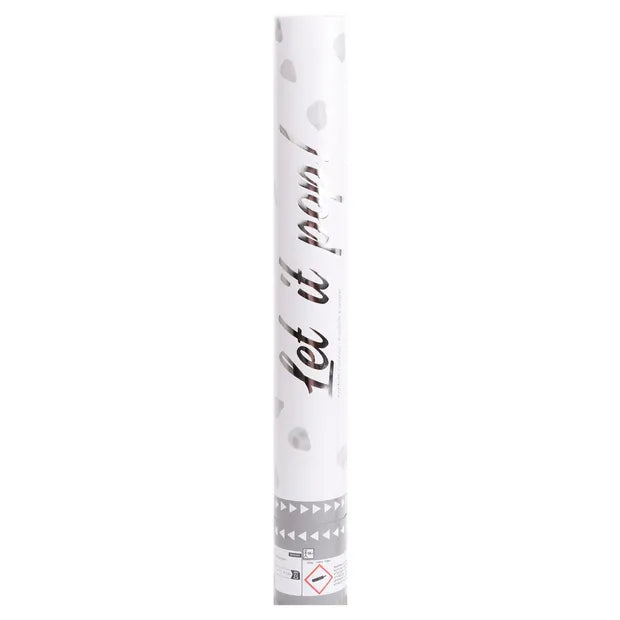 Confetti Cannon Roses White (40cm)
