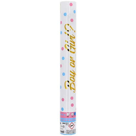 Confetti Cannon Gender Reveal Boy 40cm