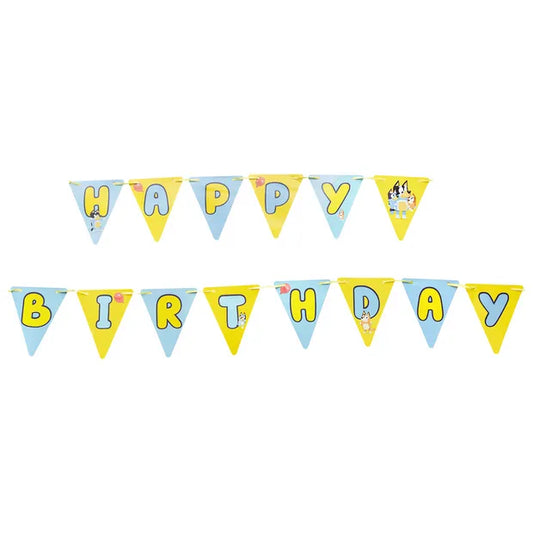Bluey Paper Bunting Banner