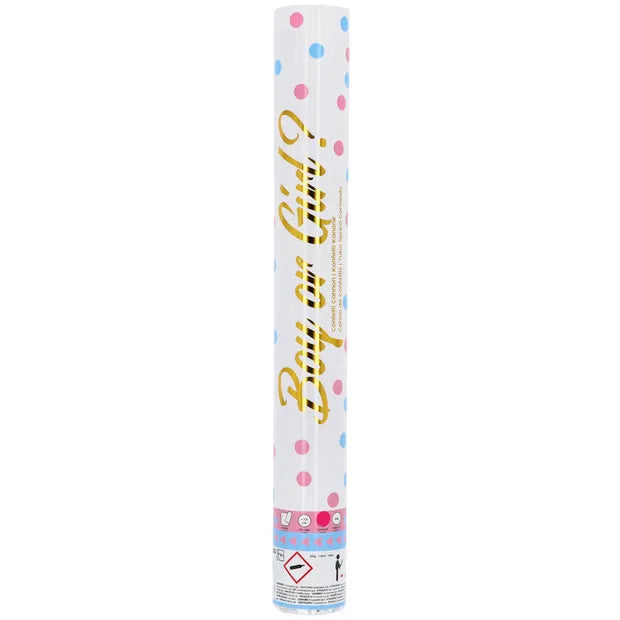 Confetti Cannon Gender Reveal Girl 40cm