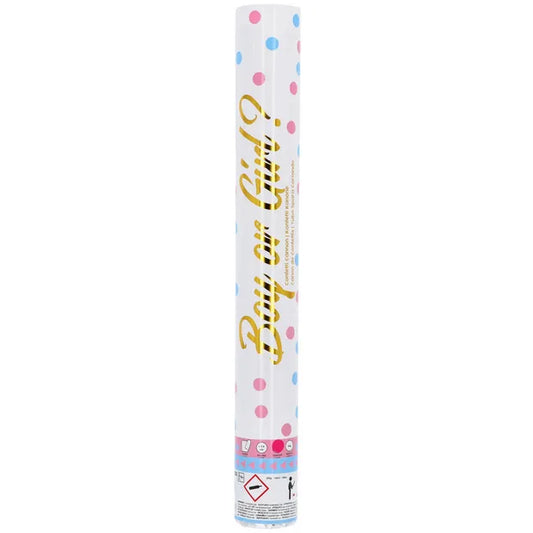 Confetti Cannon Gender Reveal Girl 40cm