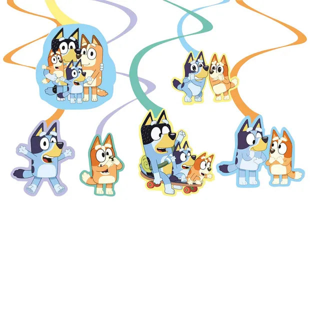 Bluey Swirl Decorations (6)