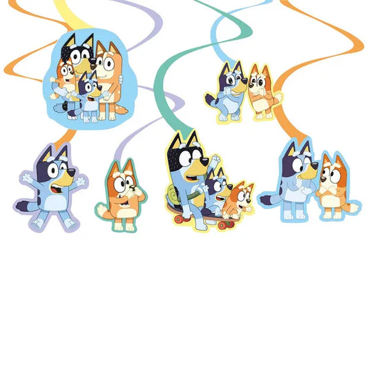 Bluey Swirl Decorations (6)