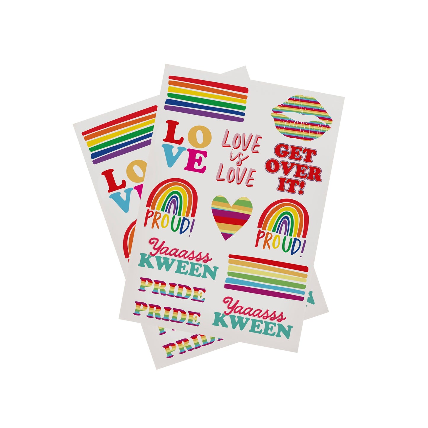 Pride Temporary Tattoos - Pack of 2