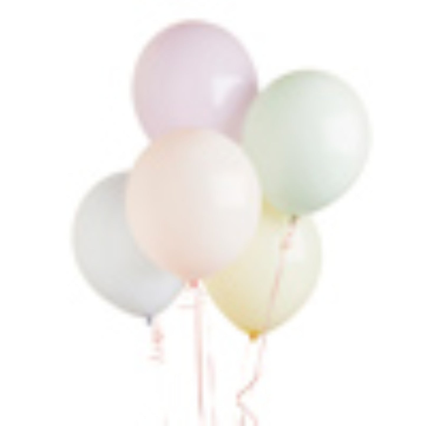 Pastel 12" Latex Balloons - Pack of 5