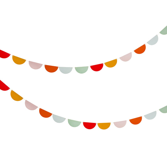 Scallop Card Garland 4m
