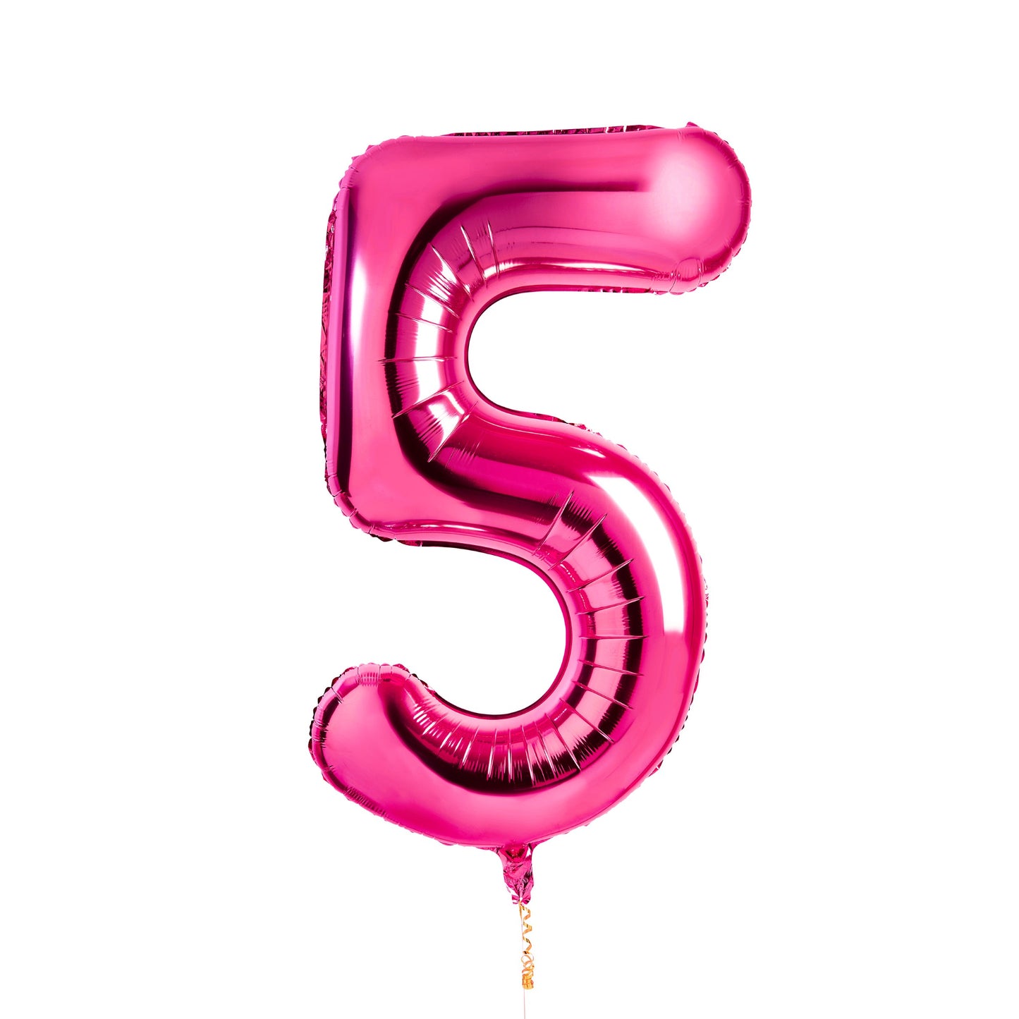 Hot Pink Number '5' Foil 34" Balloon