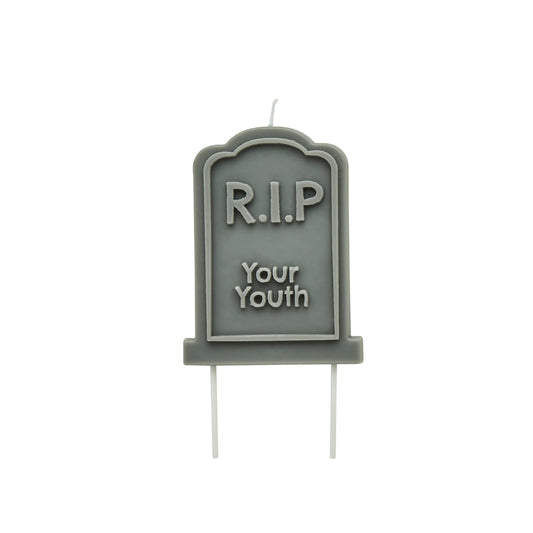 RIP Youth Gravestone Candle