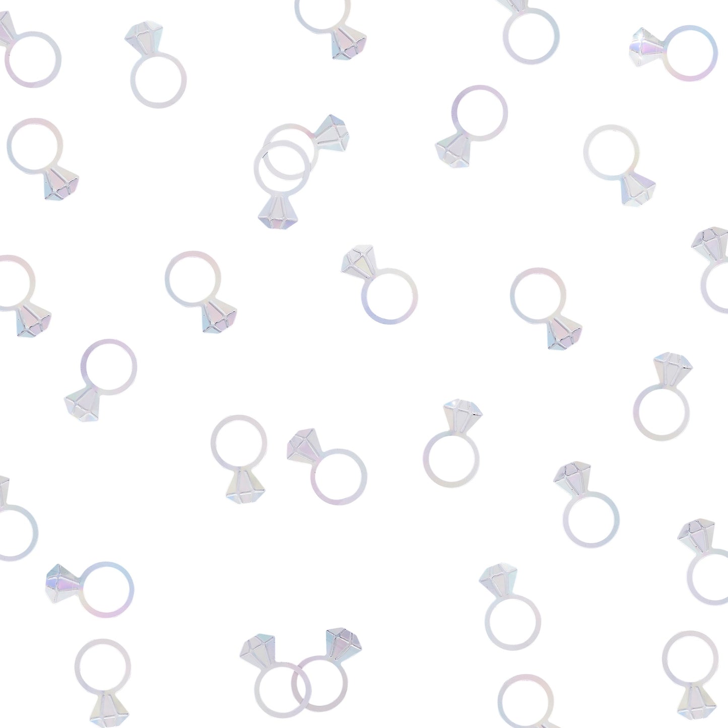 Iridescent Ring Confetti 14g