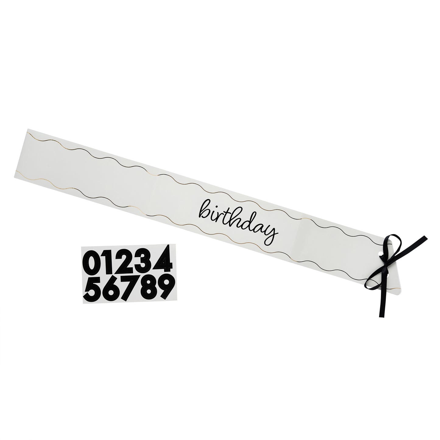 Customisable Milestone Paper Sash