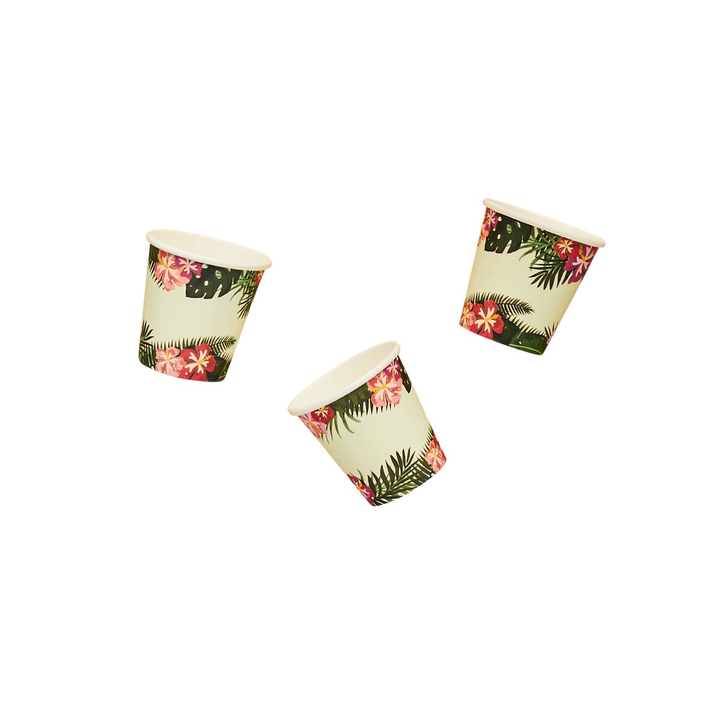 Tropical Paper Shot Cups - Pack of 8