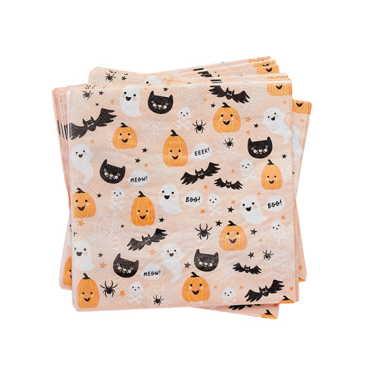 Halloween Character Paper Napkins - Pack of 20