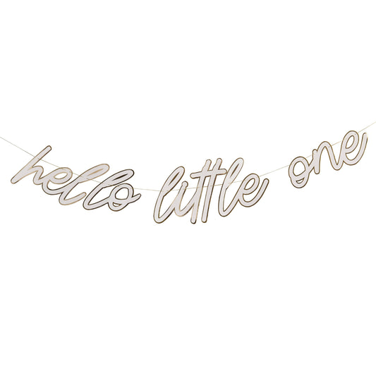 Hello Little One Card Banner 2m