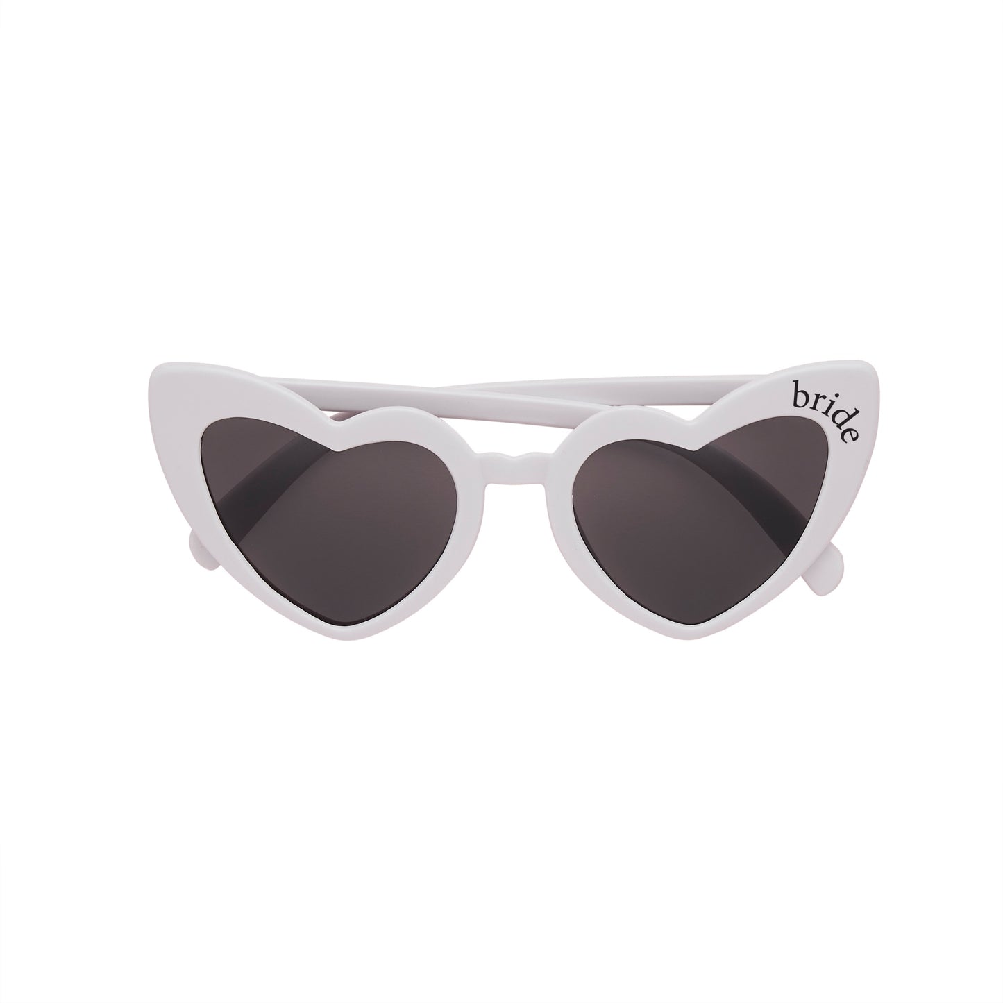 White Bride Heart Glasses  - Pack of 1